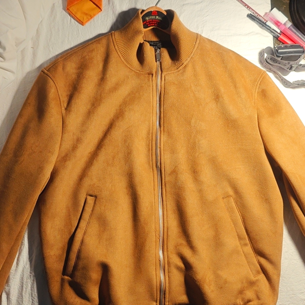 Zara faux suede Jacket
